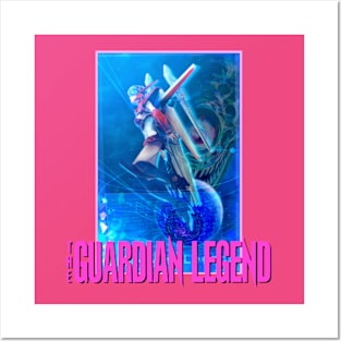 Guardian Legend - Miria Space Pink Posters and Art